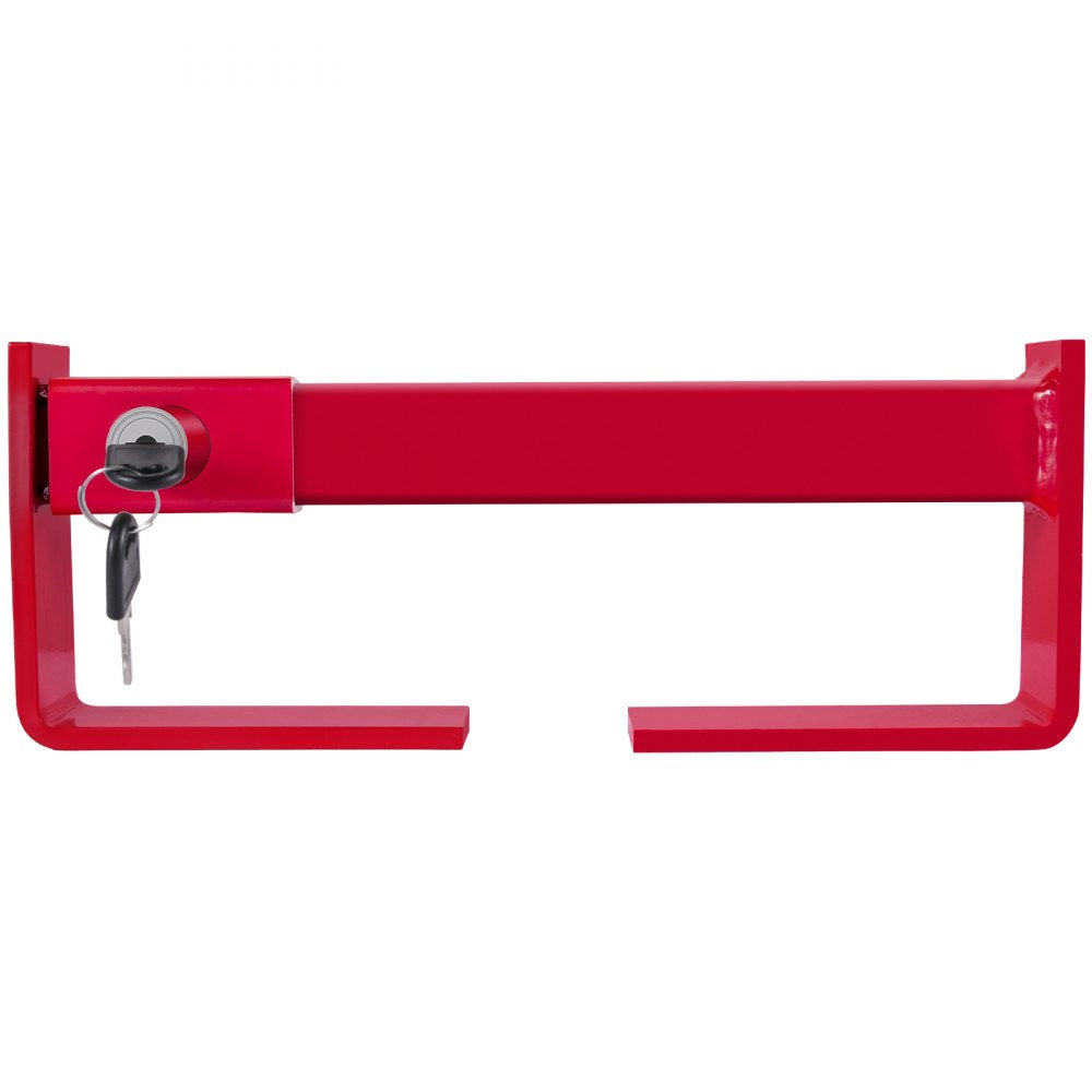 VEVOR Cargo Container Lock 9.84\"-17.32\" Locking Distance,Semi Truck Door Locks with 2 Keys, Shipping Container Accessories Red Powder-Coated with Spring Lock (Small Size)