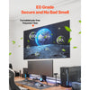 VEVOR 6 Pack Art Acoustic Panels, 70.87 x 47.24 x 0.4 inch Soundproof Wall Tiles, Self Adhesive Decorative Sound Dampening Absorbing Boards for Home, Office, Studio, Gaming Room,Theater, Earth