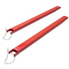 VEVOR Pallet Fork Extensions, 72" Length 4.5" Width, Heavy Duty Carbon Steel Fork Extensions for Forklifts, 1 Pair Forklift Extensions with Pins, Forklift Fork Attachments for Forklift Truck, Red