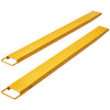 VEVOR Pallet Fork Extensions, 72" Length 4.5" Width, Heavy Duty Carbon Steel Fork Extensions for Forklifts, 1 Pair Forklift Extensions, Industrial Forklift Fork Attachments for Forklift Truck, Yellow
