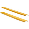 VEVOR Pallet Fork Extensions, 84" Length 4.5" Width, Heavy Duty Carbon Steel Fork Extensions for Forklifts, 1 Pair Forklift Extensions, Industrial Forklift Fork Attachments for Forklift Truck, Yellow
