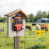 VEVOR Electric Fence Charger, 10kV 3J, AC DC Electric Fence Energizer with LED Indicator, 1.86 Miles Range, Powerful Plug-in Fences Charger, Prevents Wild Animals Intrusion for Livestock Poultry