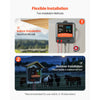 VEVOR Multi-Powered Electric Fence Charger, 2J/3J/5J, Electric Fence Energizer with Real-Time LED Display, 6.2 Miles Range, AC DC Powerful Fences Charger, Keep Out Wild Animals, for Livestock Poultry