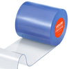VEVOR Clear PVC Strip Curtain, 50 ft Length x 8 in Width, Plastic Door Strip Bulk Roll, Walk in Freezer Cooler Curtain Strips for Doorways of Supermarket, Garage, Warehouse, Barn, Pet Animal House