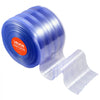 VEVOR Clear PVC Strip Curtain, 75 ft Length x 8 in Width, Ribbed Plastic Door Strip Bulk Roll, Walk in Freezer Cooler Curtain Strips for Doorways of Supermarket, Garage, Warehouse, Pet Animal House
