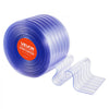 VEVOR Clear PVC Strip Curtain, 150 ft Length x 12 in Width, Ribbed Plastic Door Strip Bulk Roll, Walk in Freezer Cooler Curtain Strips for Doorways of Supermarket, Garage, Warehouse, Pet Animal House