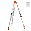 VEVOR Laser Level Tripod Stand, 5/8"-11 Thread Mount, 16.53-65.55 inch Height Adjustment Heavy Duty Survey Tripod for Construction Laser Level Scanner, Retractable Legs Non-Skid Feet Professional