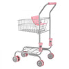 VEVOR Shopping Cart for Kids, Sturdy Metal Frame, Grocery Store Pretend Play Toy Cart with Baby Doll, Rolling Wheels, Basket, Toy Shopping Trolley, Folds for Easy Storage, for Kids & Toddlers Ages 3+