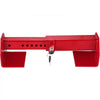 VEVOR Cargo Container Lock 9.84\"-17.32\" Locking Distance Semi Truck Door Locks with 2 Keys Shipping Container Accessories Red Powder-Coated with Spring Lock for Fixed Container(Large Size)