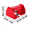 VEVOR Cargo Container Lock 9.84\"-17.32\" Locking Distance Semi Truck Door Locks with 2 Keys Shipping Container Accessories Red Powder-Coated with Spring Lock for Fixed Container(Large Size)