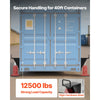 VEVOR Shipping Container Jack Lug with U-Shaped Handle, 2-Pack, Storage Leveler Booster Withstands Sun & Rain, Heavy Duty Container Jack Lug for Shipping Industry, Logistics, Warehouse Management