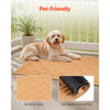 VEVOR Door Mat, 29.53 x 17.72 Inch, Front Door Mat Outside Entrance with Non-slip Rubber Backing, Dirt-Resistant & Absorbent, Easy to Clean, Low-Profile Doormat for for Entryway, Patio, Porch, Beige