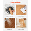 VEVOR Door Mat, 29.53 x 17.72 Inch, Front Door Mat Outside Entrance with Non-slip Rubber Backing, Dirt-Resistant & Absorbent, Easy to Clean, Low-Profile Doormat for for Entryway, Patio, Porch, Beige