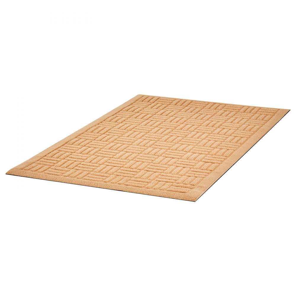 VEVOR Door Mat, 29.53 x 17.72 Inch, Front Door Mat Outside Entrance with Non-slip Rubber Backing, Dirt-Resistant & Absorbent, Easy to Clean, Low-Profile Doormat for for Entryway, Patio, Porch, Beige
