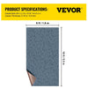 VEVOR Gray Marine Carpet 6 ft x 18 ft Boat Carpet Rugs Indoor Outdoor Rugs for Patio Deck Anti-Slide TPR Water-Proof Back Cut Outdoor Marine Carpeting Easy Clean Outdoor Carpet Roll