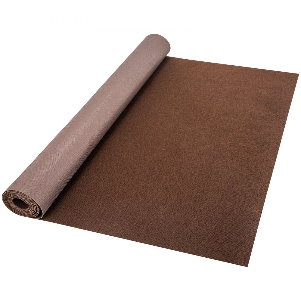 VEVOR Marine Carpet, 6 x 23 ft Boat Carpeting, Deep Brown Marine Grade Boat Carpet, Indoor/Outdoor Marine Carpeting with Water-Proof TPR Backing, Water-Proof Carpet Roll for Home, Patio, Porch, Deck