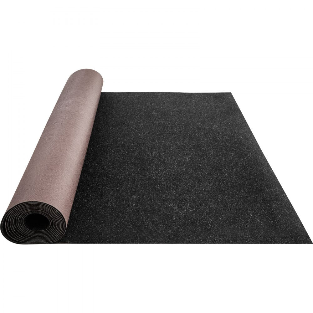 VEVOR Marine Carpet, 6 x 23 ft Boat Carpeting, Charcoal Black Marine Grade Boat Carpet, Indoor/Outdoor Marine Carpeting with Water-proof TPR Backing, Water-proof Carpet Roll for Home, Patio, Porch, De