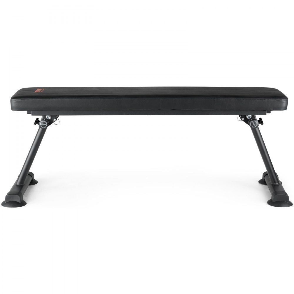 VEVOR Flat Weight Bench, Foldable Strength Training Bench, Utility Workout Bench for Full Body Workout, 1000 LBS Press Bench for Home Gym Exercise, for Multi-Purpose Weight Training and Ab Exercises