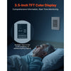 VEVOR 7-Day Programmable Thermostat, Home Thermostats for Radiant Underfloor Heating Cable,Heat Pump with GFCI & Sensitive Sensor,TFT Color Display Touchscreen,Efficient,Gray-White (Without Wifi)