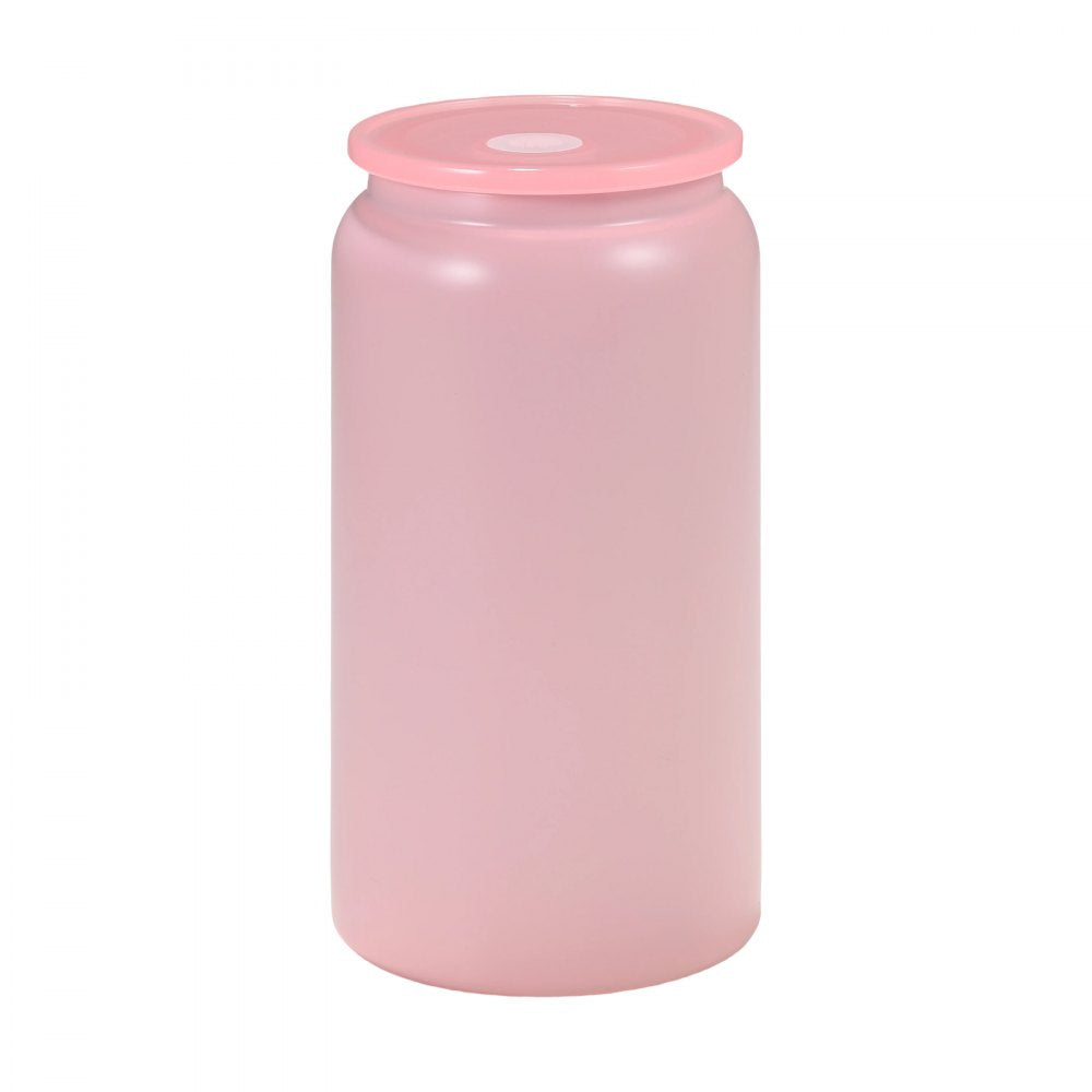 VEVOR Sublimation Tumblers, 12 Pack, 16 oz Multicolored Tumblers Bulk, Stainless Steel Sublimation Cups with Lids and Straws, Double Wall Insulated Tumbler Blank, for DIY Personalized Customization