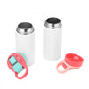 VEVOR Sublimation Tumblers, 12 Pack, 12 oz Kids Sublimation Water Bottles, Food-Grade Stainless Steel Cups with Lids and Straws, Double Wall Insulated Tumbler Blank, for DIY Personalized Customization