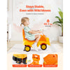VEVOR Ride On Toddler Push Car, Push Car for Toddler 19 to 36 Months, Kids Ride On Toy with Horn & Music, 48.5 lbs Load Capacity, Under-seat Storage, Foot-to-Floor Walker for Toddlers Boys Girls
