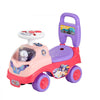 VEVOR Ride On Toddler Push Car, Push Car for Toddler 19 to 36 Months, Kids Ride On Toy with Horn & Music, 48.5 lbs Load Capacity, Under-seat Storage, Foot-to-Floor Walker for Toddlers Boys Girls, Pink