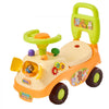 VEVOR Ride On Push Car for Toddlers Ages 19+ Months Sit-to-Stand Ride Toy, Kids Ride On Car for Boys Girls, Music Steering Wheel, Horn, Under-Seat Storage, Detachable Back,Indoor Outdoor Play,Yellow