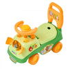 VEVOR Ride On Push Car for Toddlers Ages 19+ Months Sit-to-Stand Ride Toy, Kids Ride On Car for Boys Girls, Music Steering Wheel, Horn, Under-Seat Storage, Detachable Back, Indoor Outdoor Play,Green