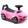 VEVOR Ride On Push Car for Toddlers, Ages 1-3, Ride Racer, Sit to Stand Toddler Ride On Toy, Classic Kids Ride On Car with Music Steering Wheel & Under Seat Storage, Ride On Toy for Boys Girls, Pink