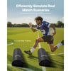 VEVOR Football Tackling Dummy, 42.5 in PVC Step Over Dummy, High-Density Sponge Blocking Pad Equipment, Heavy Duty Tackle Dummies with Handles, Great for Footwork Drills Sports Training Practice, 2PCS