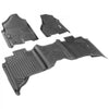 SKYSHALO Truck Floor Liners, Fits Dodge Ram 1500/2500/3500 & 1500 Classic 2013-2018/2019-2022(Crew Cab Only), Include 3 Front & Second Row Mats, Weather-Resistant TPE Custom Fit Mats for Pickup, Black