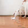 VEVOR Steam Mop, 8-in-1 Hard Wood Floor Cleaner with 7 Replaceable Brush Heads, for Various Hard Floors, Like Ceramic, Granite, Marble, Linoleum, Natural Floor Mop with 2 pcs Machine Washable Pads