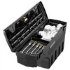 VEVOR Truck Bed Storage Box, 6.6 Gal/25 L Waterproof ABS Wheel Well Tool Box with Anti-Theft Combination Lock, Compatible with 2019-2023 Dodge Ram 1500 , Passenger Side Right (Drilling Required)