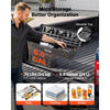 VEVOR Truck Bed Storage Box, 6.6 Gal/25 L Waterproof ABS Wheel Well Tool Box with Anti-Theft Combination Lock, Compatible with 1997-2014 Ford F-150, Passenger Side Right (Drilling Required)
