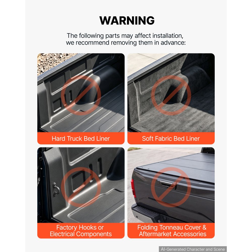 VEVOR Truck Bed Storage Box, 6.6 Gal/25 L Waterproof ABS Wheel Well Tool Box, Anti-Theft Combination Lock, Compatible with 2002-2018 Dodge Ram 1500 2500 3500, Passenger Side Right (Drilling Required)