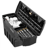 VEVOR Truck Bed Storage Box, 6.6 Gal/25L Waterproof ABS Wheel Well Tool Box with Anti-Theft Lock, Compatible with 2020-2025 Chevy/GMC Silverado/Sierra 2500/3500HD, Driver Side Left (Drilling Required)