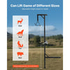 VEVOR Truck Hitch Game Hoist, 400 lbs Load Capacity, Hunting Deer Hoist with 2-inch Receiver, 360-Degree Swivel Shaft & Adjustable Height, Includes Gambrel Winch for Skinning & Cleaning Game