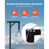 VEVOR Truck Hitch Game Hoist, 400 lbs Load Capacity, Hunting Deer Hoist with 2-inch Receiver, 360-Degree Swivel Shaft & Adjustable Height, Includes Gambrel Winch for Skinning & Cleaning Game