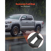 VEVOR Running Boards, 4 Inches Side Steps Compatible with 2005-2023 Toyota Tacoma Double Cab, Black Carbon Steel Nerf Bars, 550 lbs Load Capacity, Wide Non-Slip Hollow Surface with Rustproof Coating