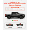 VEVOR Running Boards, 3 Inches Side Steps Compatible with 2015-2025 Chevy Colorado/GMC Canyon Crew Cab, Black Carbon Steel Nerf Bars, 550 lbs Load Capacity, Non-Slip Surface with Rustproof Coating