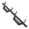 VEVOR Running Boards, 4 Inches Side Steps Compatible with 2015-2025 Chevy Colorado/GMC Canyon Crew Cab, Black Carbon Steel Nerf Bars, 550 lbs Load Capacity, Non-Slip Surface with Rustproof Coating