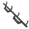 VEVOR Running Boards, 4 Inches Side Steps Compatible with 2019-2025 Chevy GMC 1500/2500HD/3500HD Crew Cab, Black Carbon Steel Nerf Bars, 550 lbs Load Capacity, Non-Slip Surface with Rustproof Coating