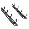 VEVOR Running Boards, 6 Inches Side Steps Compatible with 2022-2025 Toyota Tundra CrewMax Cab, Black Carbon Steel Nerf Bars, 550 lbs Load Capacity, Wide Non-Slip Hollow Surface with Rustproof Coating