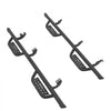 VEVOR Running Boards, 4 Inches Side Steps Compatible with 2024-2025 Toyota Tacoma Double Cab, Black Carbon Steel Nerf Bars, 550 lbs Load Capacity, Wide Non-Slip Hollow Surface with Rustproof Coating