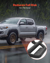 VEVOR Running Boards, 4 Inches Side Steps Compatible with 2024-2025 Toyota Tacoma Double Cab, Black Carbon Steel Nerf Bars, 550 lbs Load Capacity, Wide Non-Slip Hollow Surface with Rustproof Coating