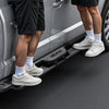 VEVOR Running Boards, 6 Inches Side Steps Compatible with 2024-2025 Toyota Tacoma Double Cab, Black Carbon Steel Nerf Bars, 550 lbs Load Capacity, Wide Non-Slip Hollow Surface with Rustproof Coating