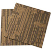 VEVOR Carpet Tiles Reusable, 20"x 20"Carpet Squares With Padding Attached, Soft Padded Carpet Tiles, Easy Install DIY for Bedroom Living Room (12Tiles, Mixed Brown)