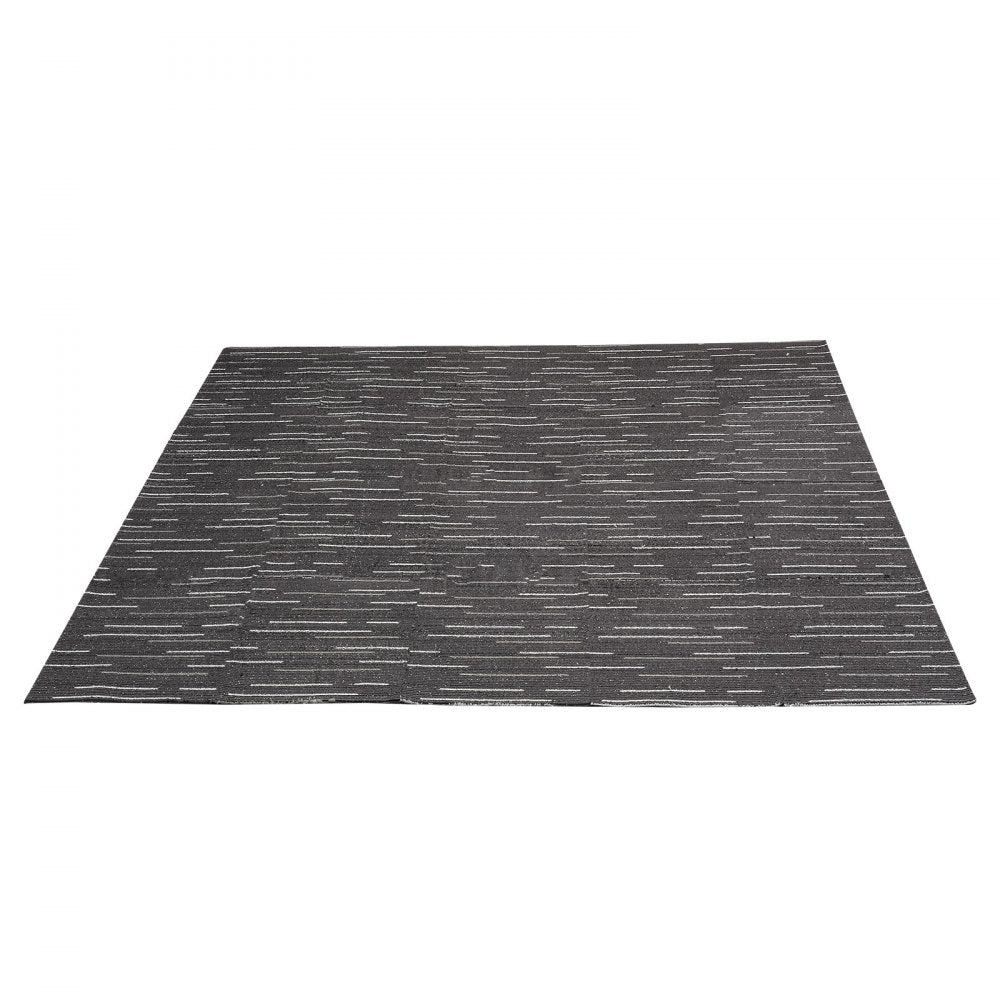 VEVOR Carpet Tiles Reusable 24x24 inch, 24 PCS Modular Carpet Square Rug, Commercial Floor Soft Padded for Seamless Cover 96sq.ft, Easy DIY Replacement for Living Room Bedroom Office Indoor,Gray