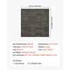 VEVOR Carpet Tiles Reusable 24x24 inch, 24 PCS Modular Carpet Square Rug, Commercial Floor Soft Padded for Seamless Cover 96sq.ft², Easy DIY for Living Room Bedroom Office Indoor,Gray & Brown